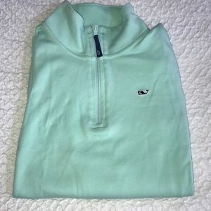 Vineyard Vines teal woman’s quarter zip